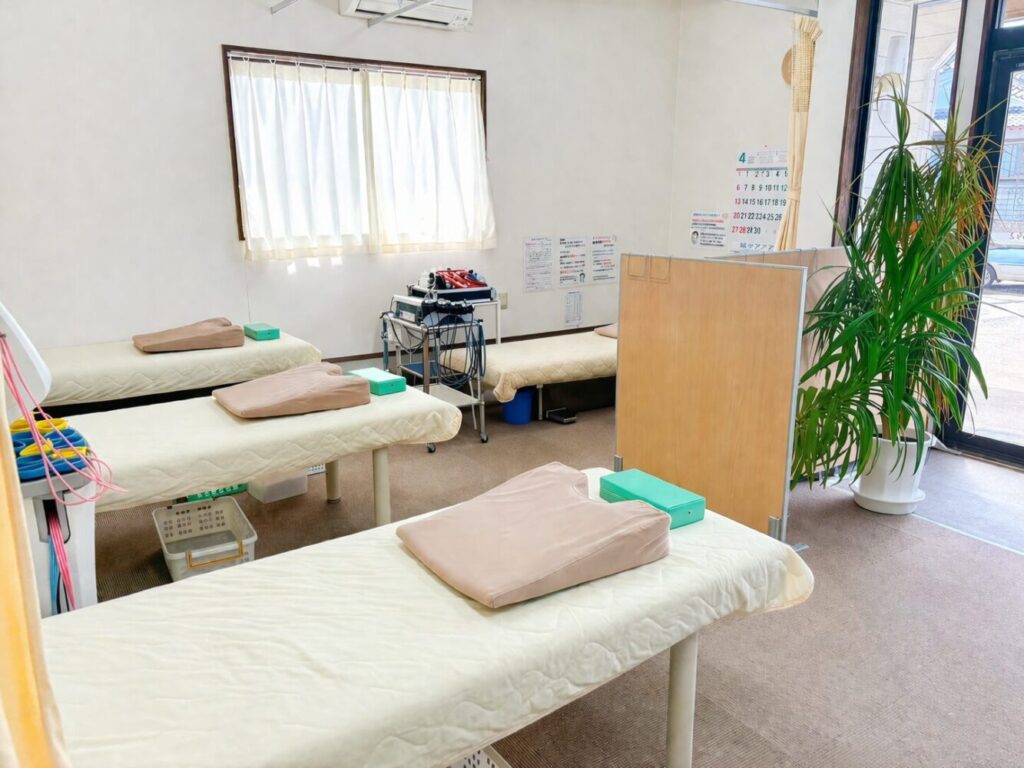ふくち整骨院の施術室